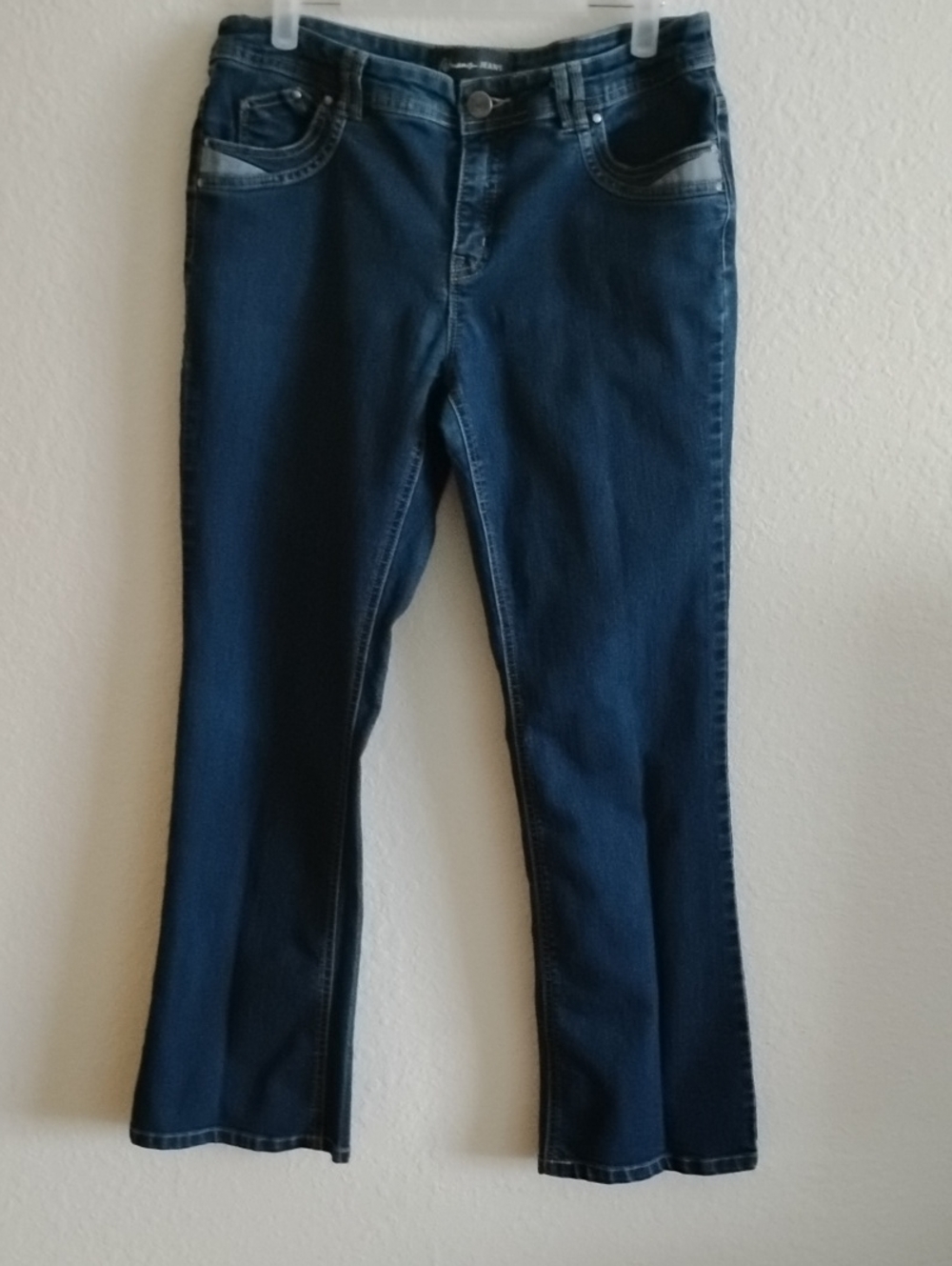 Reitmans Dark Indigo Bootcut Stretch Jeans